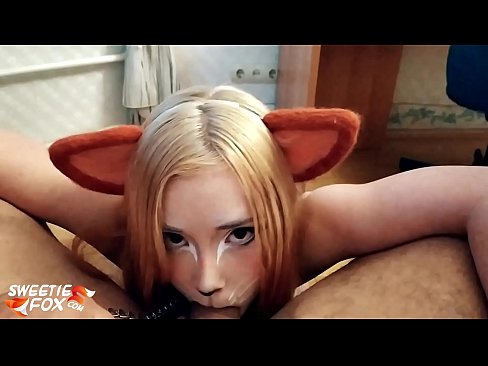 ❤️ Kitsune 제비 형사 과 정액 에 그녀의 입 ❌ 포르노 우리